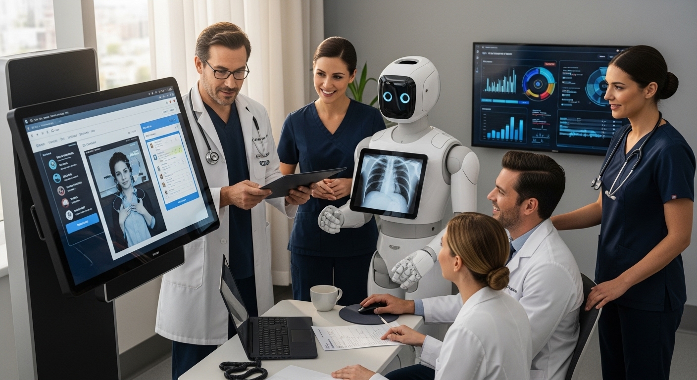 inteligencia artificial, medicina, hospital moderno