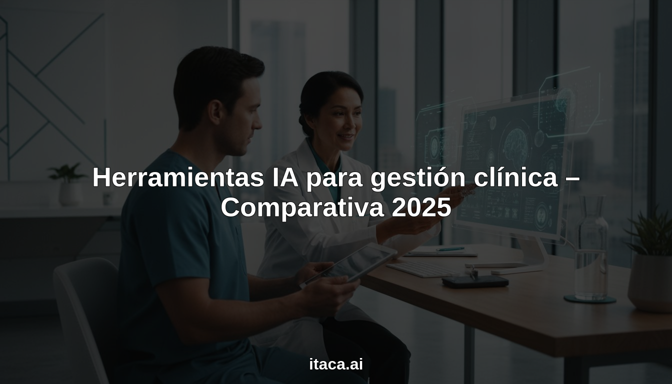 herramientas ia para gestión clínica hero header image